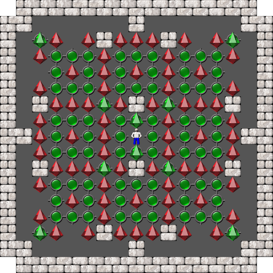 Sokoban Sasquatch 03 Arranged level 40